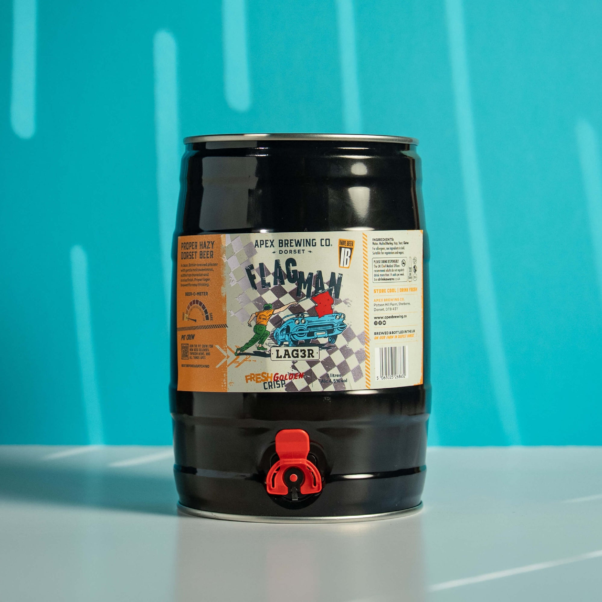 Flagman 5L Mini Keg – 4.5%