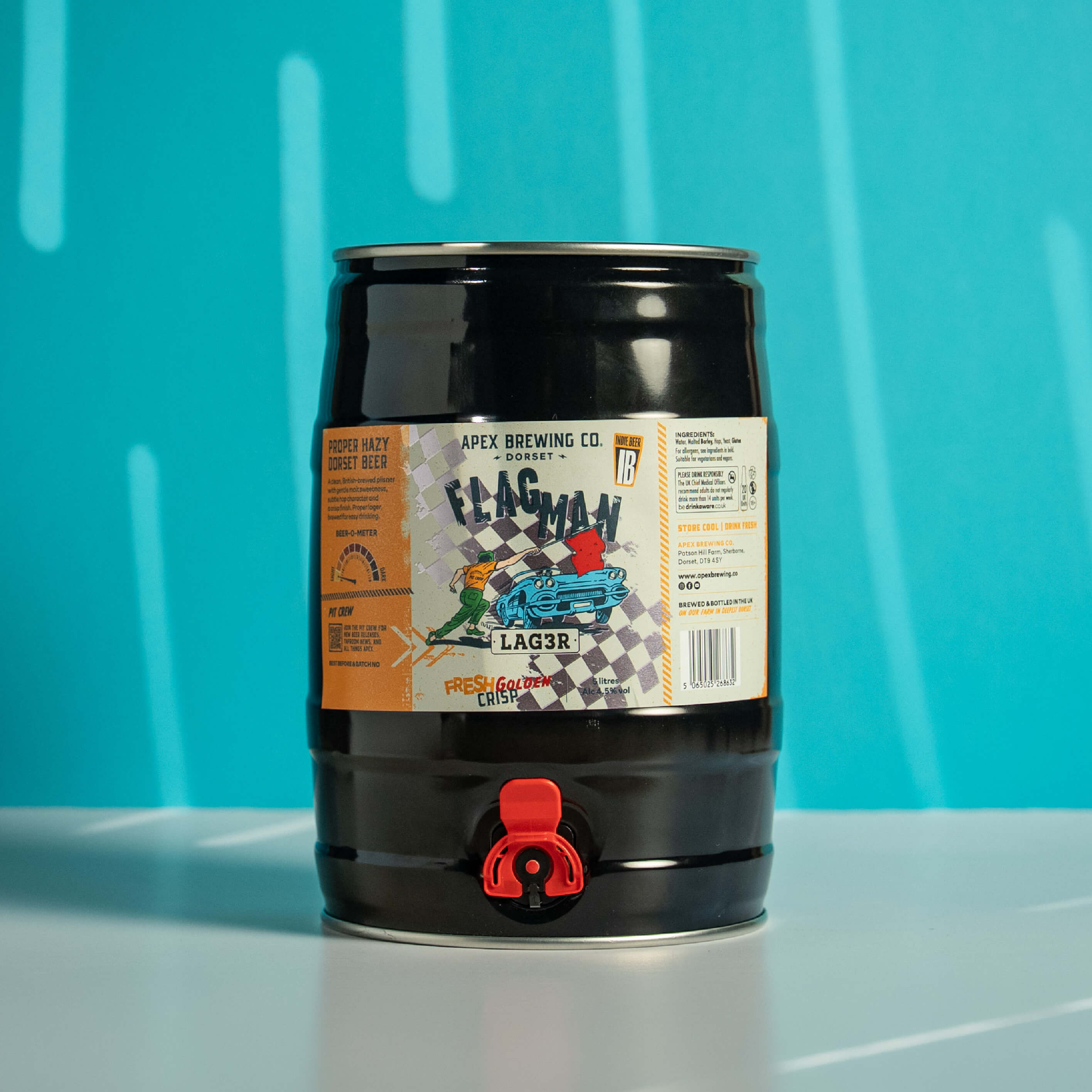 Flagman 5L Mini Keg – 4.5%